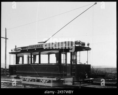 Photo de la livraison à la société de tramway du sud de Stockholm, SSB A2 22. Banque D'Images