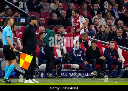 AMSTERDAM, PAYS-BAS - OCTOBRE 26 : Daley Blind of Ajax lors du match de la Ligue des champions de l'UEFA entre Ajax et le FC Liverpool à l'arène Johan Cruijff sur 26 octobre 2022 à Amsterdam, pays-Bas (photo d'Andre Weening/Orange Pictures) Banque D'Images