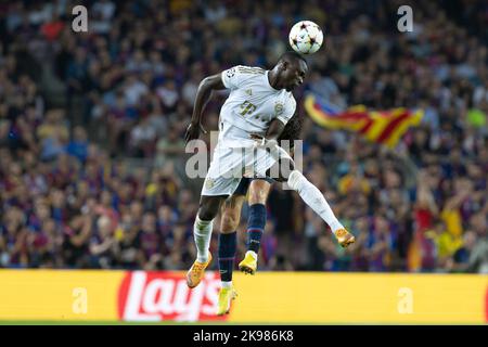 Barcelone, Espagne. 26/10/2022, Sadio Mane du FC Bayern Munchen lors du match de l'UEFA Champions League entre le FC Barcelone et le FC Bayern Munchen au Spotify Camp Nou à Barcelone, Espagne. Banque D'Images