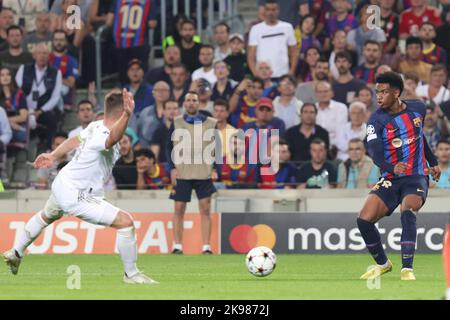 Barcelone, Espagne. 26th octobre 2022. Match de football de la Ligue des Champions FC Barcelone vs Bayern Munich au Camp Nou Stadium, 26 octobre 2022 900/Cordin Press Credit: CORDIN PRESS/Alamy Live News Banque D'Images