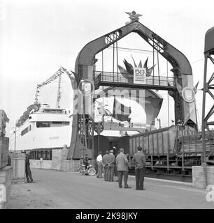 State Railways, SJ M/S Trelleborg. Chemin de ferry Trelleborg-Sassnitz 50 ans Banque D'Images