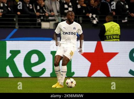 Francfort, Allemagne. 26th octobre 2022. 26 octobre 2022, Deutsche Bank Park, Francfort, Ligue des champions, Eintracht Frankfurt vs Olympique Marseille, dans la photo Nuno Tavares (Marseille) crédit: dpa/Alamy Live News Banque D'Images