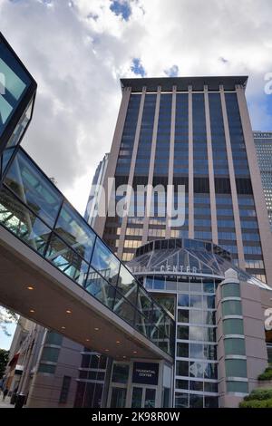 Boston, Massachusetts, États-Unis. Le Prudential Centre est un centre commercial fermé et un complexe à usage mixte situé dans le quartier de Back Bay. Banque D'Images