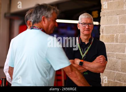 AUSTIN, TEXAS, ÉTATS-UNIS SUR 23. OCTOBRE 2022; Tim COOK, PDG d'APPLE, crédit: SPP Sport Press photo. /Alamy Live News Banque D'Images