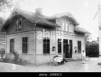 Norsholm - Västervik - Hultsfreds Railways, NVHJ. Banque D'Images