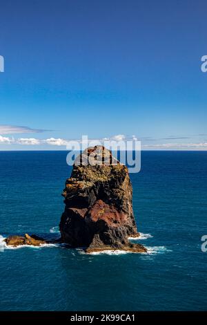 Sentier de randonnée de Vereda da Ponta de São Lourenço, Madère Banque D'Images