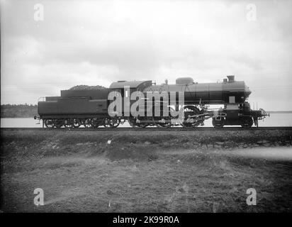 BJ H3S 110. Photo de livraison. La locomotive a été fabriquée en 1927 par Nohab, numéro de fabrication en 1768. Vendu en 1948 aux chemins de fer suédois, Got littera SJ A8 1806. Mis au rebut en 1974. Banque D'Images