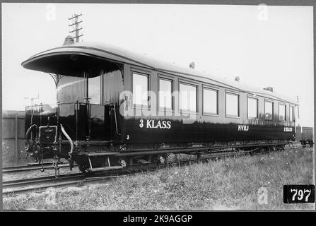 Chemin de fer Norsholm - Västervik - Hultsfreds, NVHJ BC0 3. Banque D'Images