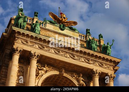 Wien Architektur, Wien, Wien Hofburg, Wien Museum, die Hofburg ist die Residenz der Habsburger à Wien, Banque D'Images