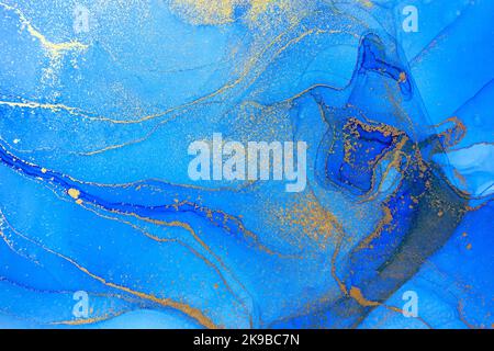 Illustration abstraite motif imitation vagues de l'océan. Banque D'Images