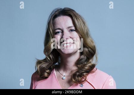 Portrait officiel de Gillian Keegan - projet Portraits du député dans la salle des raisons. Banque D'Images