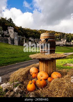 Château de Gwrych, pays de Galles Banque D'Images