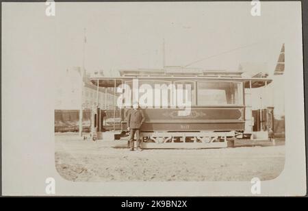 La compagnie de tramway du sud de Stockholm, SSB A1 12. Banque D'Images