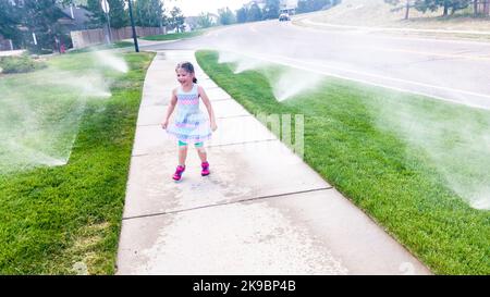 Amusant jeu d'été Banque D'Images