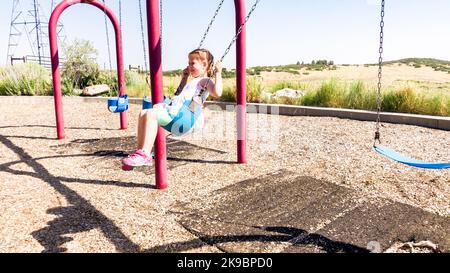 Aire de jeux pour enfants Banque D'Images