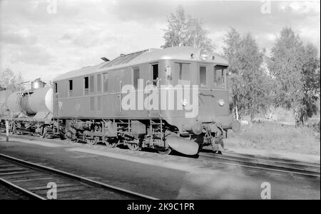 Stockholm - Nynäs Railway, SNJ ÄF 10. Diesel électrique. Banque D'Images