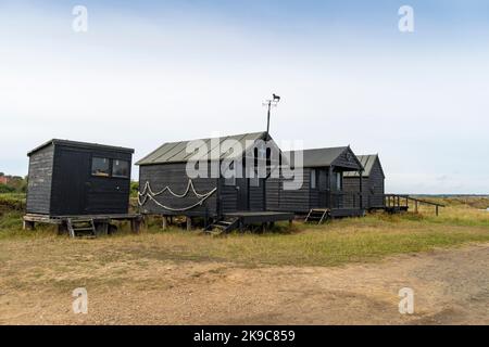 Pêcheurs de mens par rivière Blyth Walberswick suffolk 2022 Banque D'Images