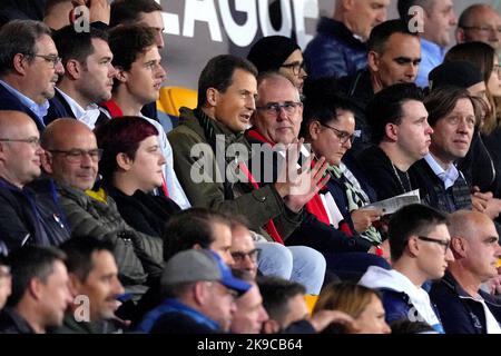 Eindhoven, pays-Bas. 27th octobre 2022. VADUZ - Prince Alois du Liechtenstein lors du match du groupe E de la Ligue des conférences de l'UEFA entre le FC Vaduz et AZ au Rheinparkstadion sur 27 octobre 2022 à Vaduz, au Liechtenstein. ANP ED DU POL Credit: ANP/Alay Live News Banque D'Images