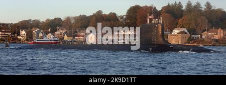 Le sous-marin de classe Virginia USS Vermont (SSN 792) U.S. Navy Banque D'Images