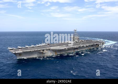 Le porte-avions de la classe Nimitz USS Harry S. Truman (CVN 75) U.S. Navy Banque D'Images