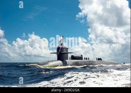 Le sous-marin de missiles guidés de classe Ohio USS Georgia (SSGN 729) U.S. Navy Banque D'Images