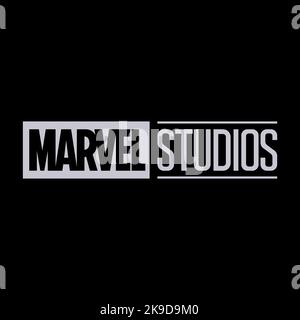 Marvel Studios. L'univers cinématographique Marvel est une franchise américaine de médias et un univers partagé centré sur une série de films superhéros produits par Marve Illustration de Vecteur