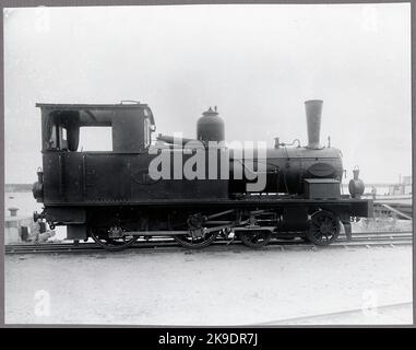 Norsholm - Västervik - Hultsfreds Railways, NVHJ Lok 13. Banque D'Images