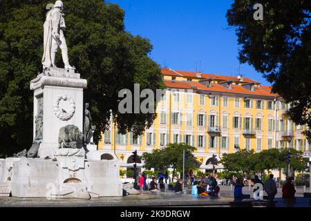 France, Côte d'Azur, Nice, place Garibaldi, Banque D'Images