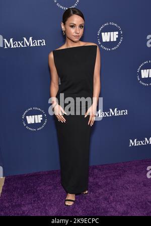 Beverly Hills, États-Unis . 27th octobre 2022. Aimee Carrero arrive au WIF Honors 2022 célébrant les femmes "Forging Forward" dans le divertissement tenu à l'hôtel Beverly Hilton à Beverly Hills, CA sur 27 octobre 2022. © OConnor / AFF-USA. Crédit : AFF/Alamy Live News Banque D'Images