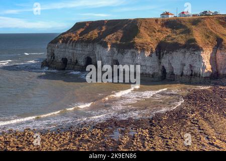 Flamborough Head, Yorkshire, Angleterre, Royaume-Uni Banque D'Images