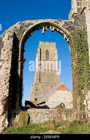 St Andrew's Church, Covehithe Banque D'Images