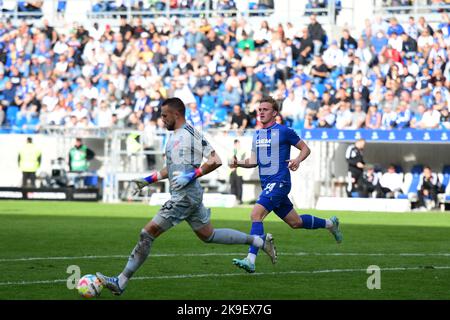 Deuxième ligue Karlsruher SC verliert gegen Düsseldorf KSC perd contre Düsseldorf Banque D'Images