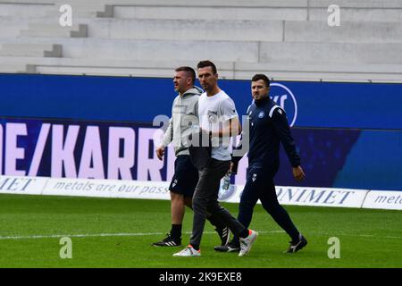 Deuxième ligue Karlsruher SC verliert gegen Düsseldorf KSC perd contre Düsseldorf Banque D'Images