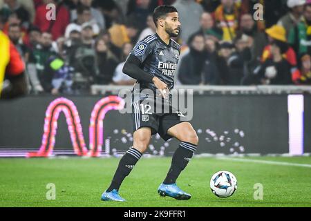 Henrique de Lyon lors du championnat de France Ligue 1, match de football entre RC Lens et Olympique Lyonnais (Lyon) sur 2 octobre 2022 au stade Bolaert-Delelis à Lens, France - photo Matthieu Mirville / DPPI Banque D'Images