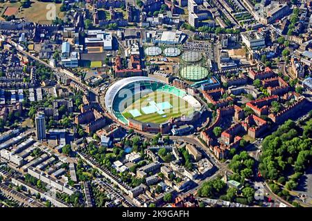 The Oval Cricket Ground, Kennington, Londres, Royaume-Uni Banque D'Images