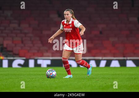 Londres, Royaume-Uni. 27th octobre 2022. Arsenal, Angleterre, 27 octobre 2022: Noelle Maritz (Arsenal 16) en action pendant le match de la Ligue des champions des femmes de l'UEFA entre Arsenal et Zurich (Dylan Clinton/SPP) Credit: SPP Sport Press photo. /Alamy Live News Banque D'Images