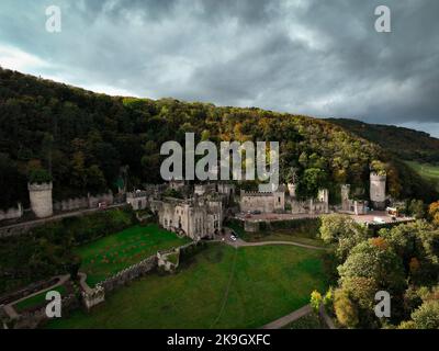 château de gwrych, abergele, parc national de snowdonia Banque D'Images