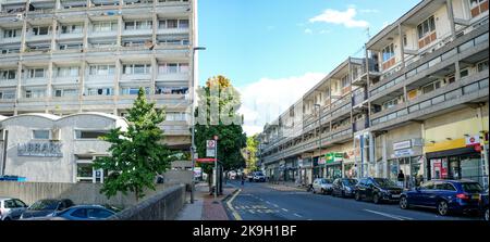 Londres - 2022 octobre : avenue Danebury à Roehampton, sud-ouest de Londres Banque D'Images