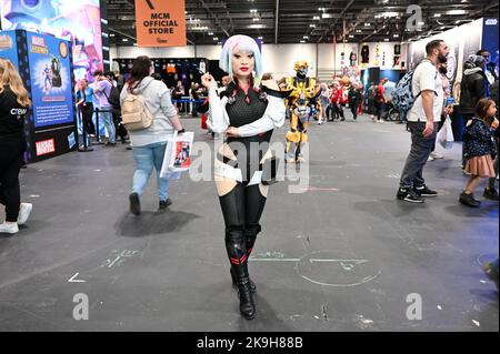 Londres, Royaume-Uni. 28th octobre 2022. Yaya Han est un designer chinois de Cosply participe à l'événement MCM Comic con 2022 et a eu un bon moment à Londres Excel. Crédit : voir Li/Picture Capital/Alamy Live News Banque D'Images