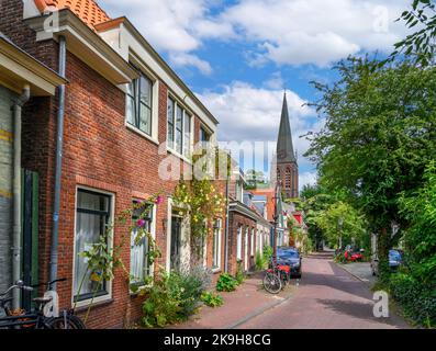 Nieuwendammerdijk dans le quartier de Nieuwendam, Amsterdam, pays-Bas Banque D'Images