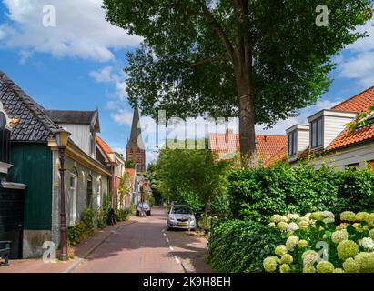 Nieuwendammerdijk dans le quartier de Nieuwendam, Amsterdam, pays-Bas Banque D'Images