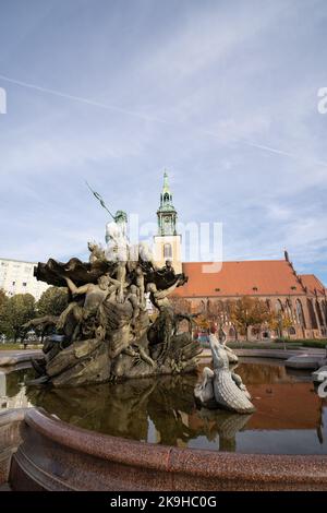 St. Église de Marie, St. Marienkirche à Berlin Banque D'Images