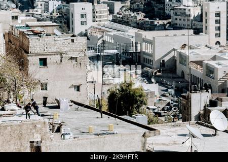 Amman, Jordanie. 28 décembre 2005. La vie quotidienne dans les rues et les quartiers d'Amman Banque D'Images