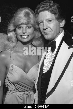 Loni Anderson et Jerry Lee Lewis à l'Académie de musique country 14th Prix 2 mars 1979 crédit: Ralph Dominguez/MediaPunch Banque D'Images