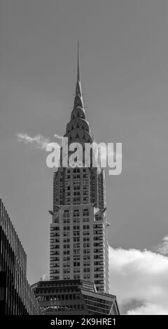 L'emblématique Chrysler Building à New York, New York, États-Unis. Banque D'Images