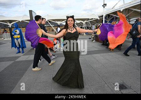 Londres, Royaume-Uni. 28th octobre 2022. Collectif participe à l'événement MCM Comic con 2022 et a eu un bon moment au London Excel. Crédit : voir Li/Picture Capital/Alamy Live News Banque D'Images