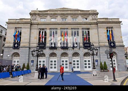 Oviedo, Espagne. 28th octobre 2022. La Princesse des Asturies décerne 2022 prix à Oviedo, le vendredi 28 octobre 2022. Credit: CORMON PRESSE/Alamy Live News Banque D'Images