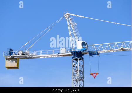 Une grue de construction Banque D'Images