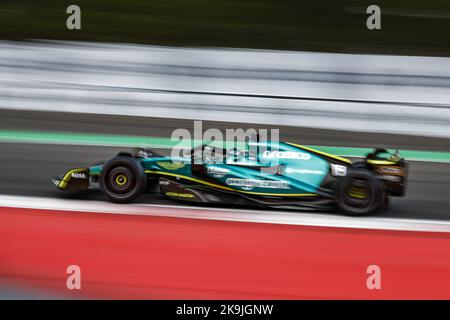 Mexico, Mexique. 28th octobre 2022. 18 STROLL lance (CAN), Aston Martin F1 Team AMR22, action pendant la Formule 1 Grand Premio de la Ciudad de Mexico 2022, Grand Prix mexicain 2022, 20th tour du Championnat du monde de Formule 1 2022 de la FIA de 28 octobre à 30, 2022 sur l'Autodromo Hermanos Rodriguez, à Mexico, Mexique - photo: Xavi Bonilla / DPPI/DPPI/LiveMedia crédit: Agence de photo indépendante/Alay Live News Banque D'Images