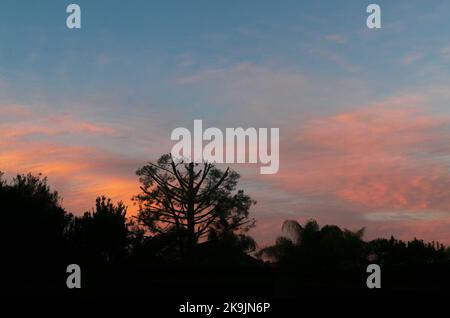 San Diego, Californie. 28th octobre 2022. Le coucher du soleil à San Diego, Californie le vendredi, 28 octobre 2022 (image de crédit: © Rishi Deka/ZUMA Press Wire) crédit: ZUMA Press, Inc./Alamy Live News Banque D'Images